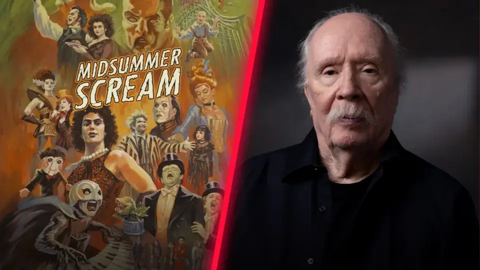 Midsummer Scream poster. John Carpenter image credit to: Sophie Gransard