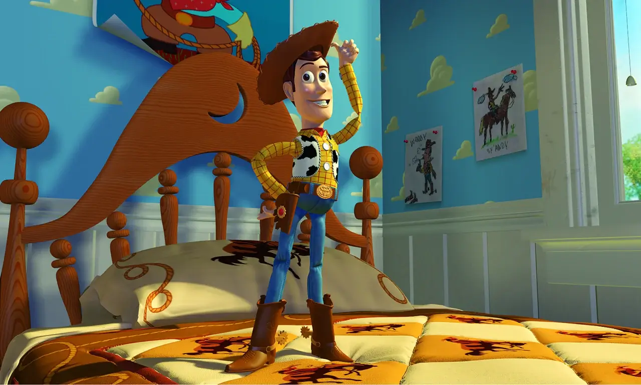 Woody in Toy Story.