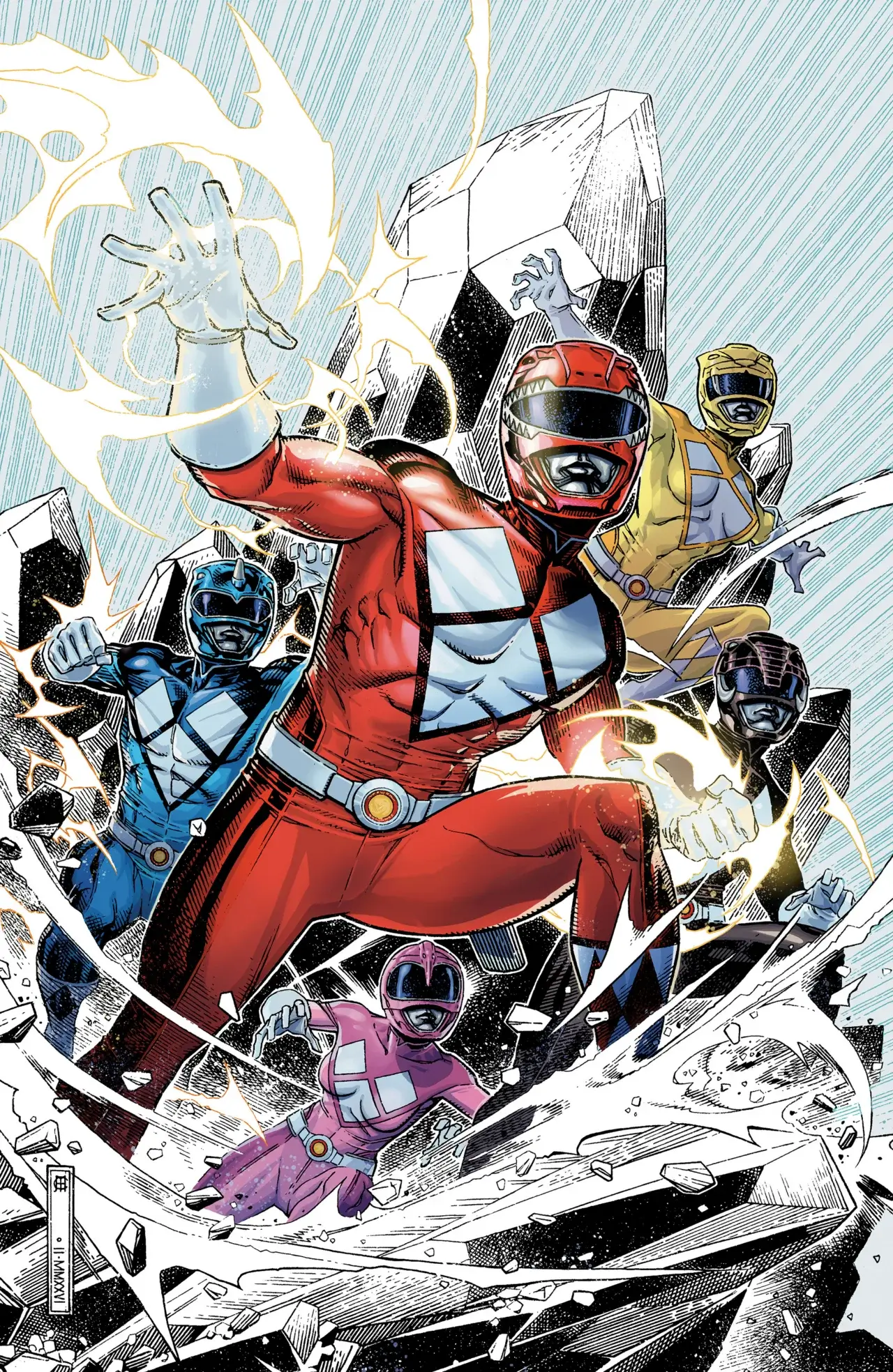 Mighty Morphin Power Rangers (2026) #1 cover E