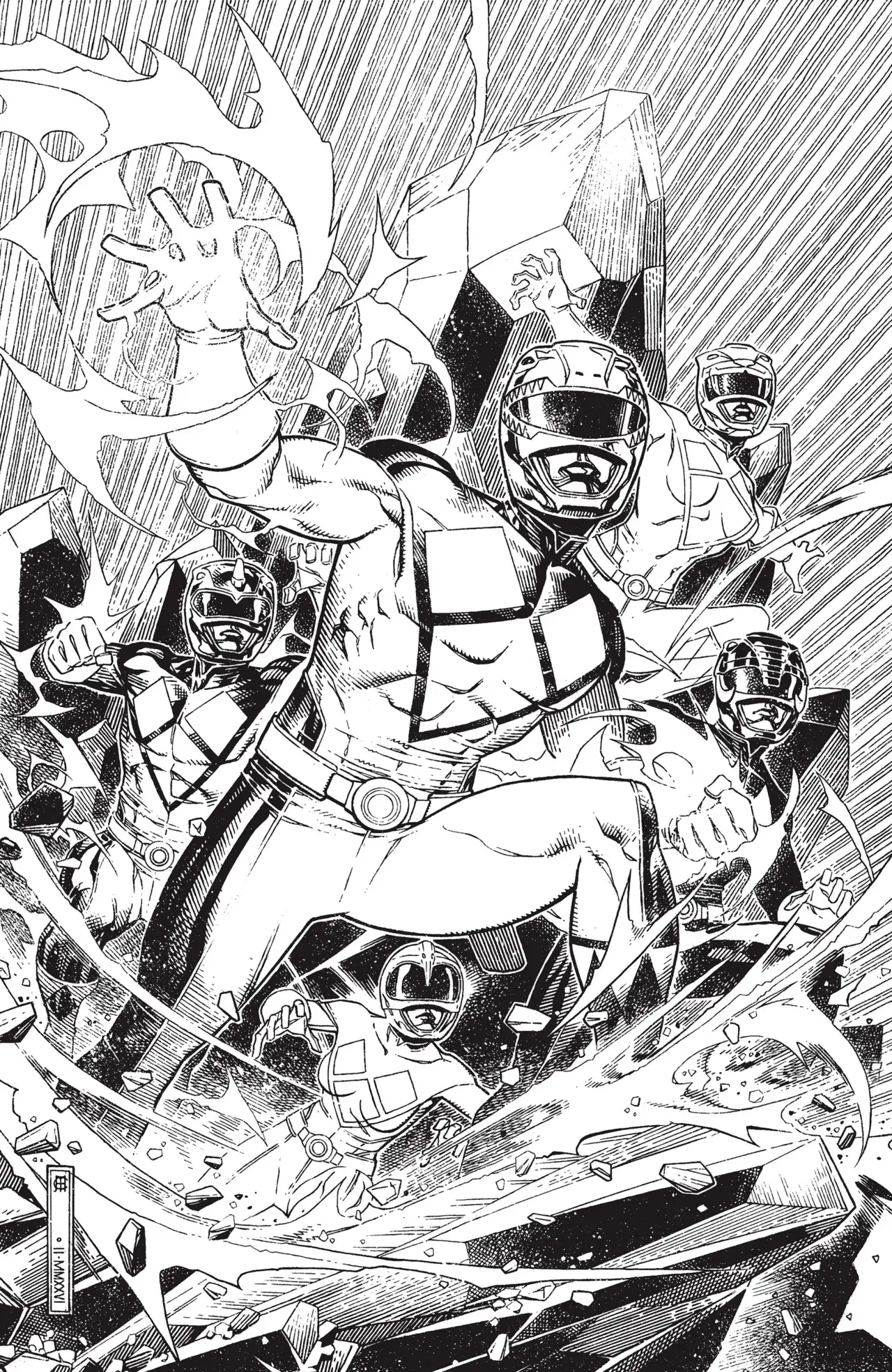 Mighty Morphin Power Rangers (2026) #1 cover I