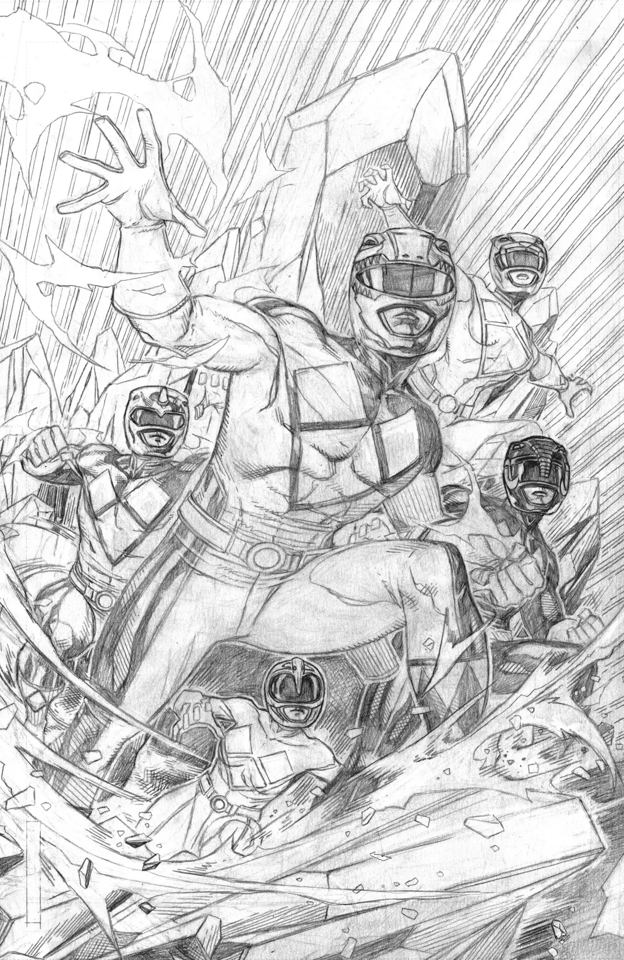 Mighty Morphin Power Rangers (2026) #1 cover M