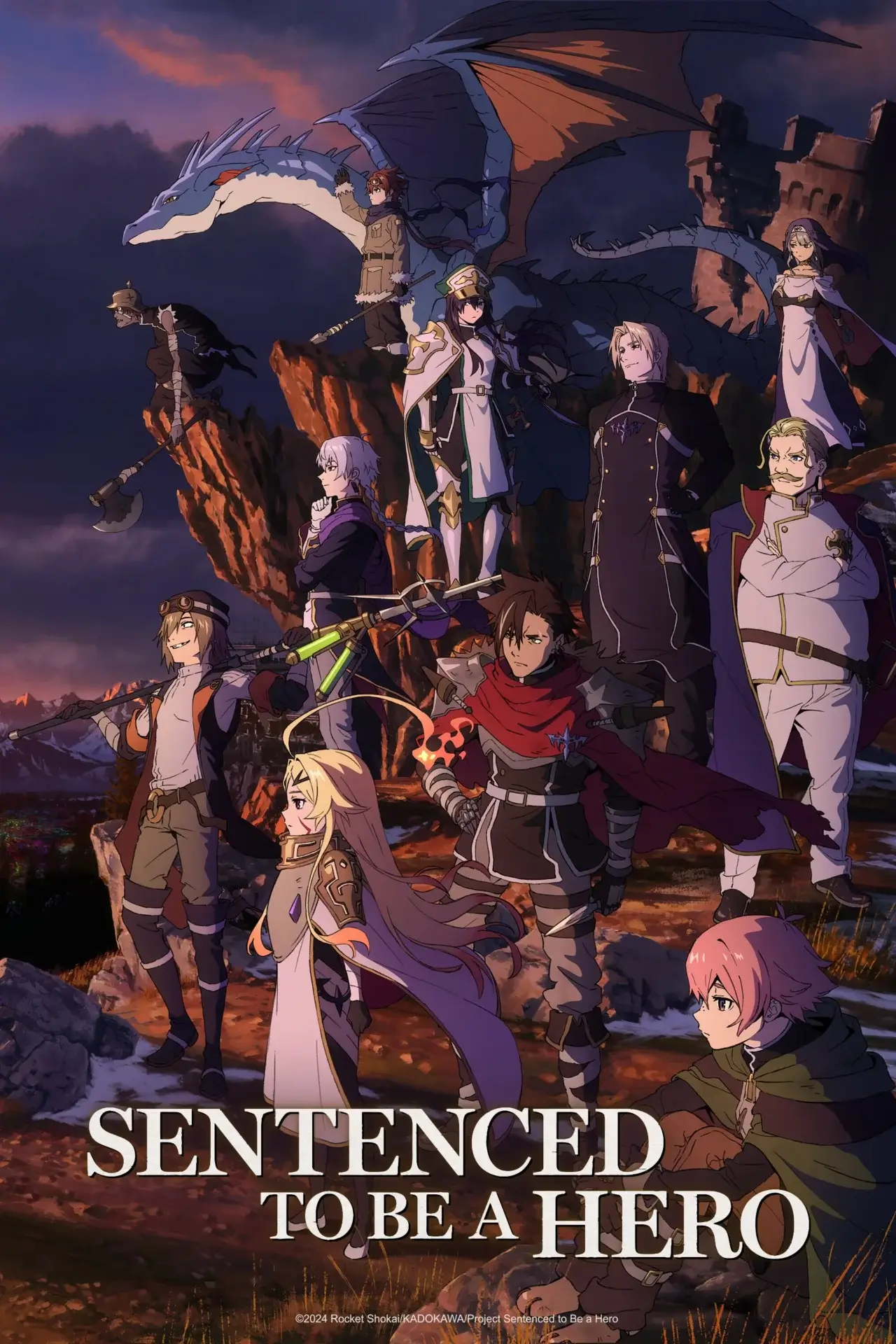 Sentenced to be a Hero Season 1 NA key visual