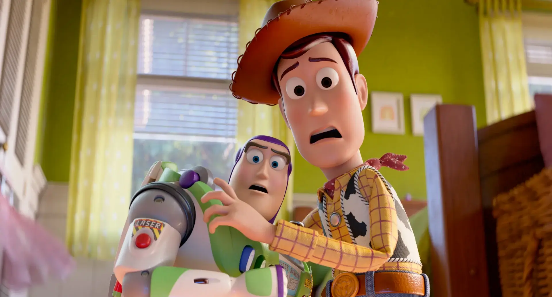 buzz and woody shocked