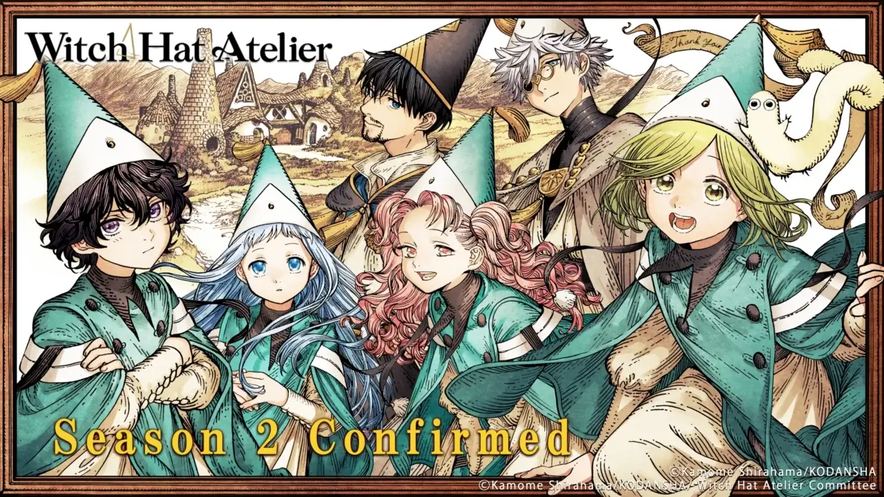 Witch Hat Atelier season 2 commemorative illustration by Kamome Shirahama