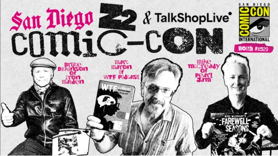 Z2 Comics Booth art for San Diego Comic-Con 2026.