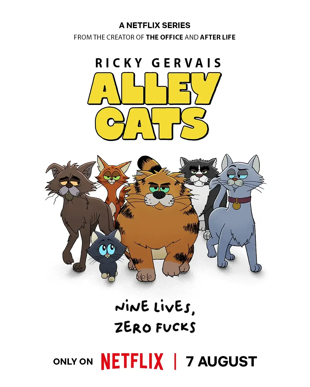 The poster for Alley Cats.