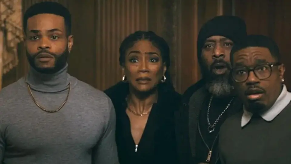Lil Rel Howery & Tiffany Haddish Scare-up Laughs in Haunted Heist