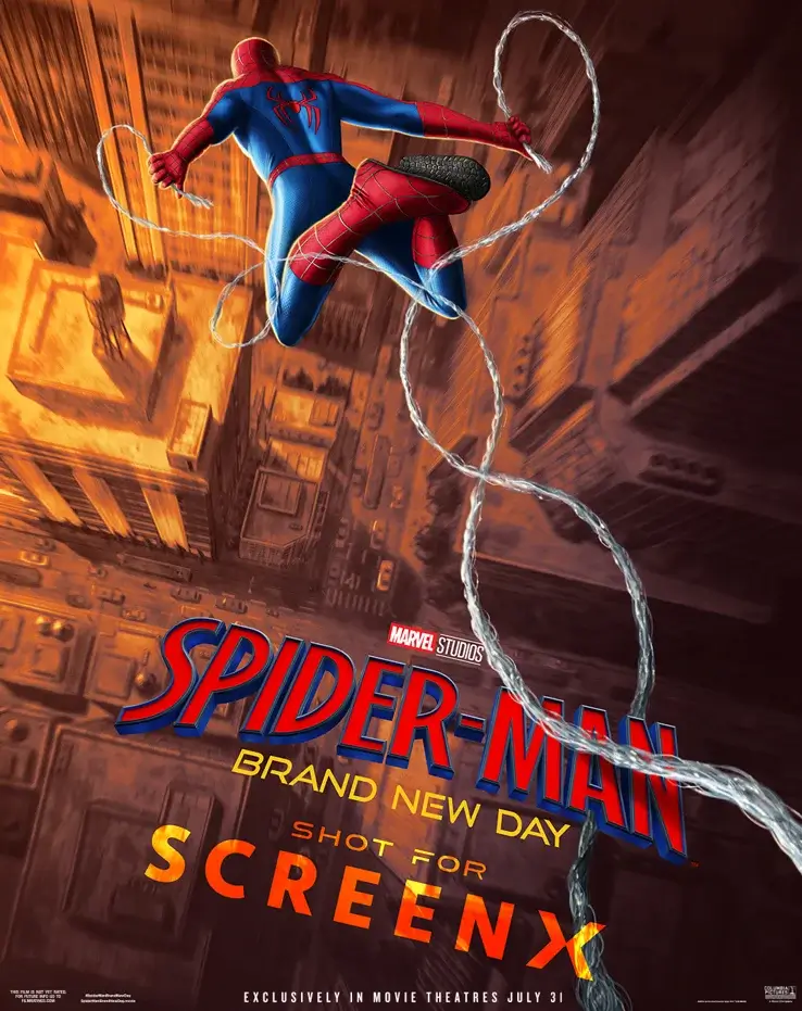 Spider-Man: Brand New Day ScreenX poster.