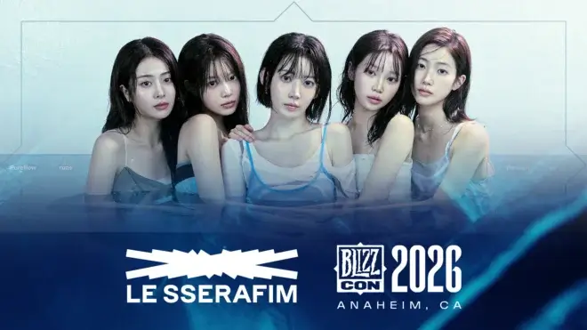 Le Serafim's announcement art for BlizzCon 2026.