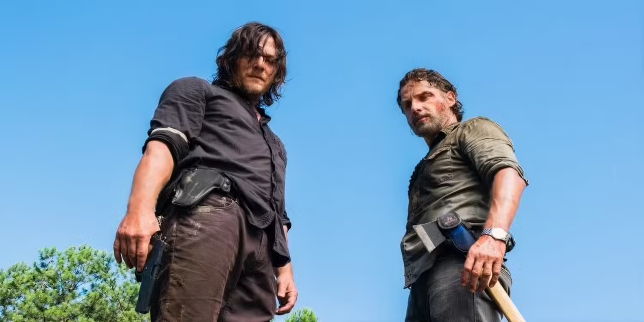 The Walking Dead Rick and Daryl.