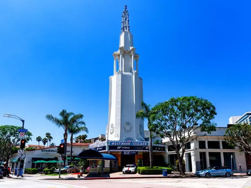 The historic Westwood Theater.
