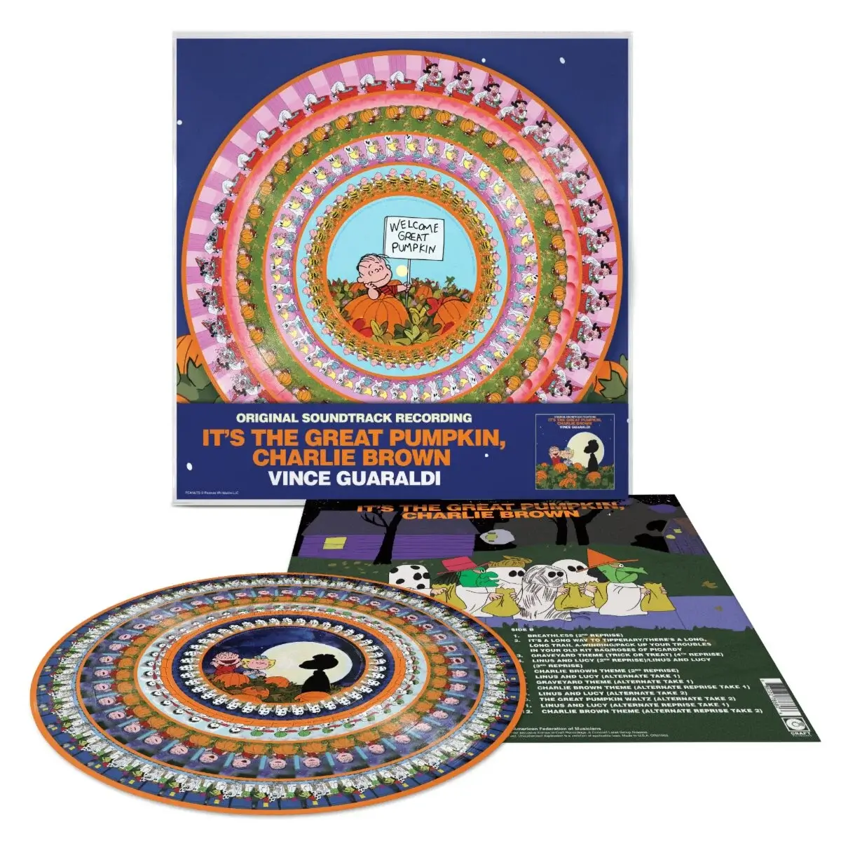 It’s the Great Pumpkin, Charlie Brown 45 RPM zoetrope LP