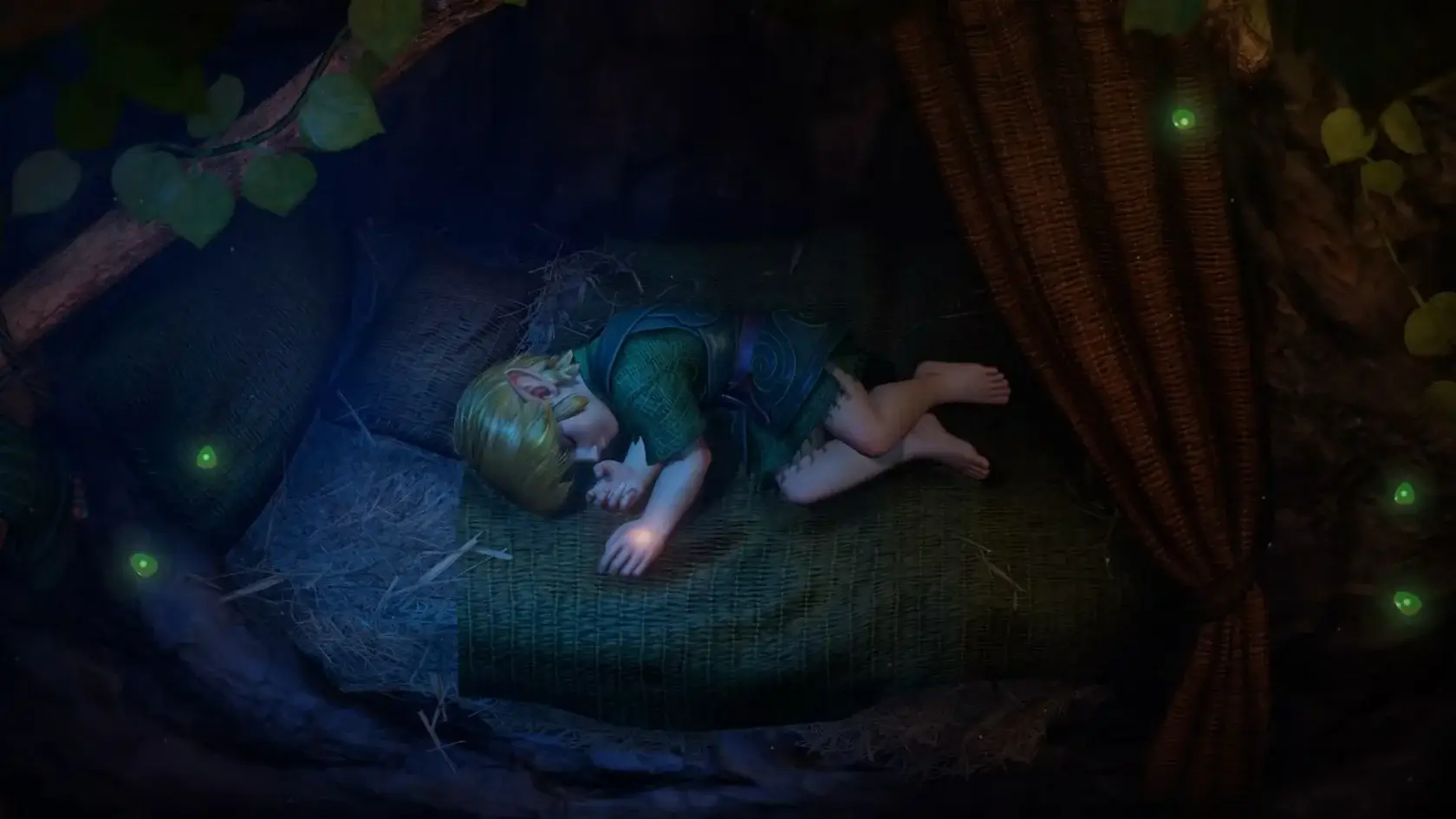 link laying down