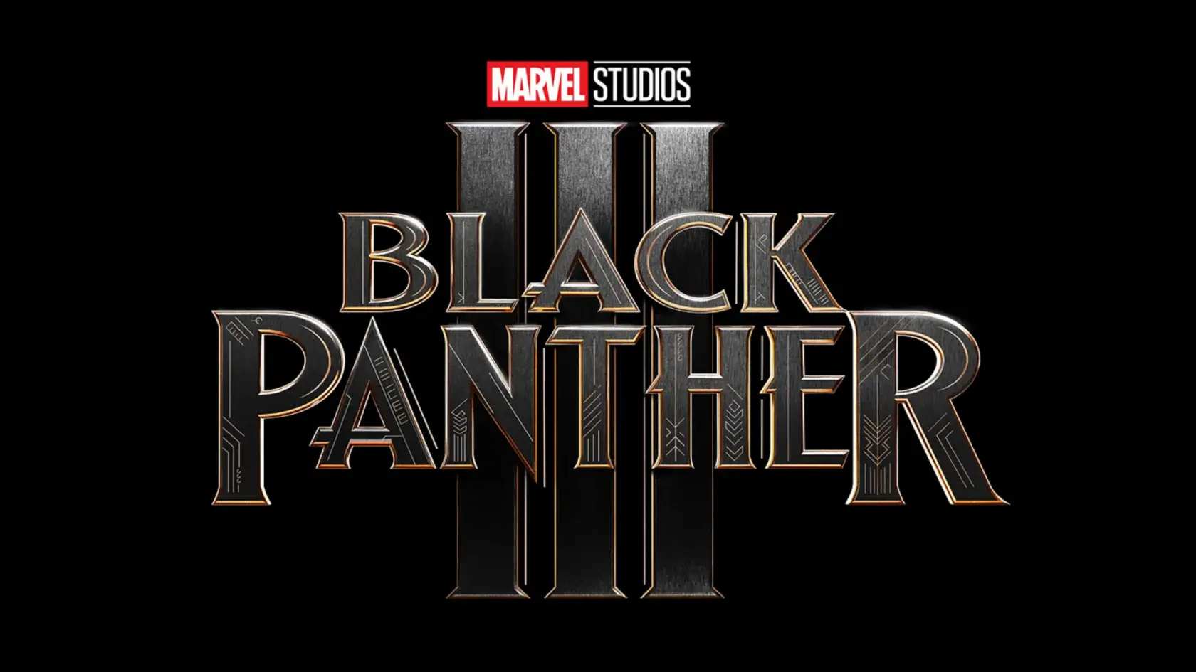 Black Panther 3 logo.
