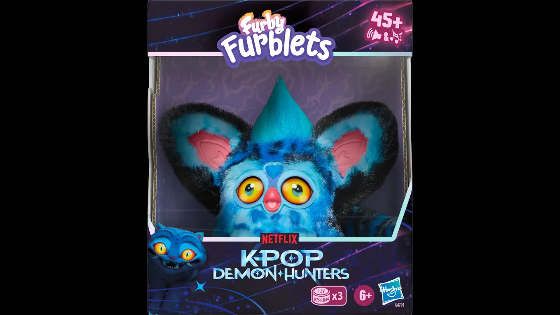 A product shot of the KPop Demon Hunters Derpy Furblet.