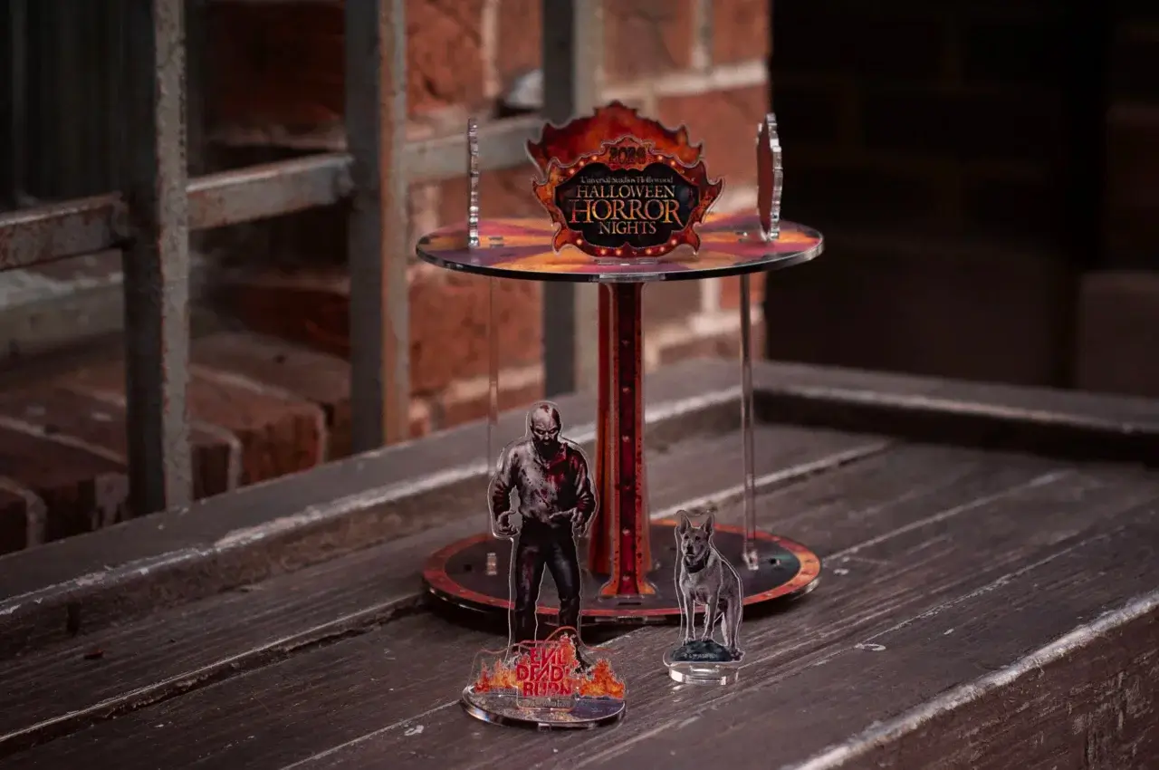 The Evil Dead Burn carousel merch.