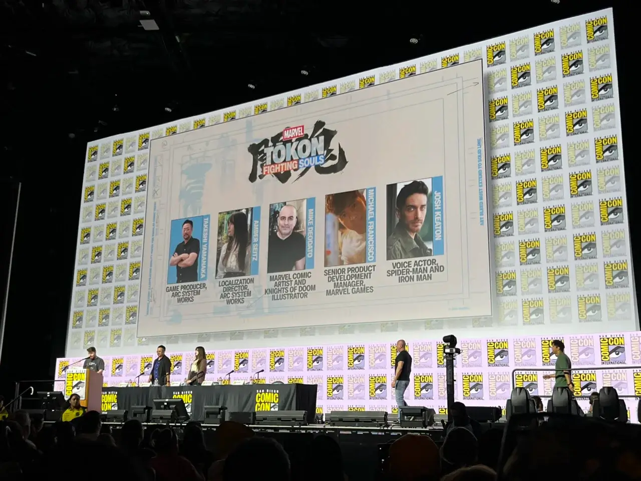 The panelists for Marvel Tokon: Fighting Souls.