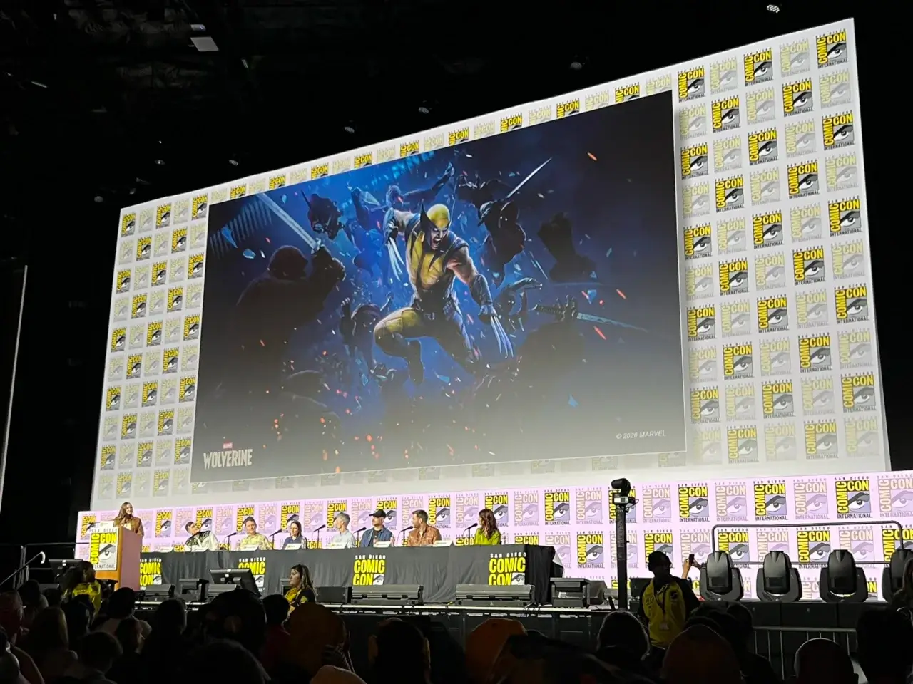 Some cool art and the panel for Marvel's Wolverine.