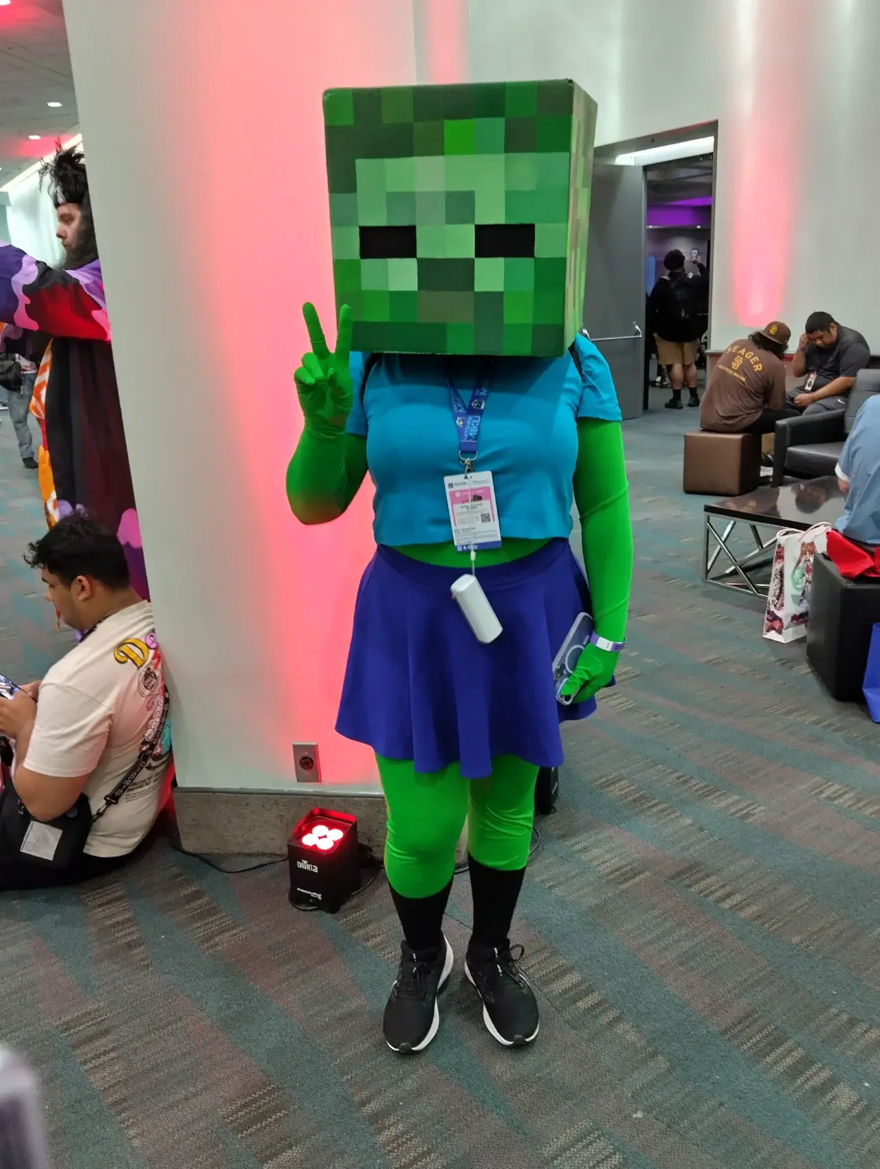 Minecraft cosplay at AX 2026
