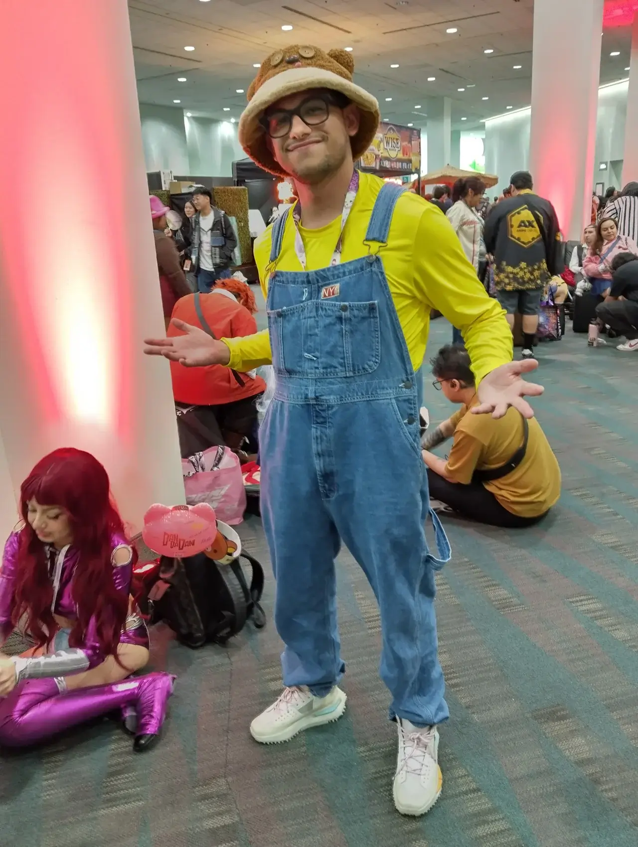 Minions x Paddington Bear cosplay at AX 2026 1