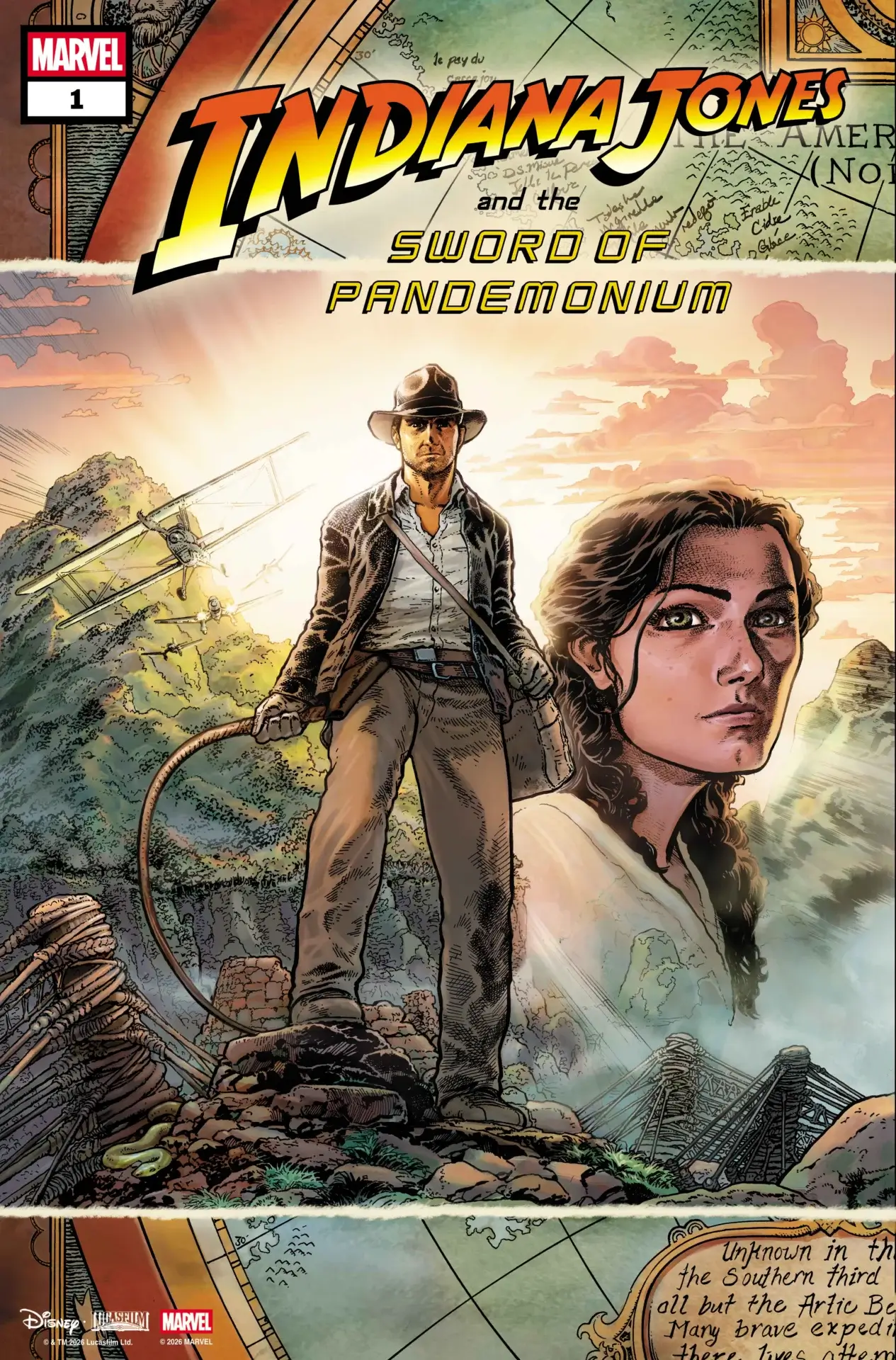 Indiana Jones and the Sword of Pandemonium #1 by Aaron Kuder