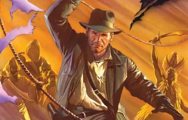 Indiana Jones and the Sword of Pandemonium #1 cover by Alex Ross
