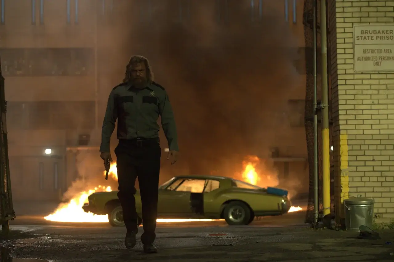Alan Ritchson looking cool in Motor City.