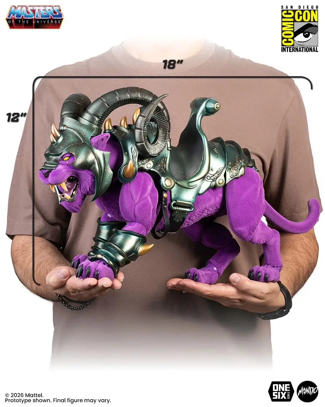Masters of the Universe - Panthor 1/6 Scale Figure - Flocked Limited Edition 3