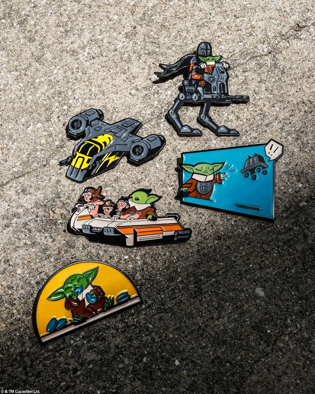 Limited-edition SDCC-exclusive Star Wars enamel pins