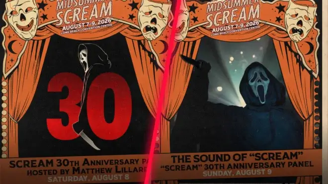 Scream panels at Midsummer Scream 2026