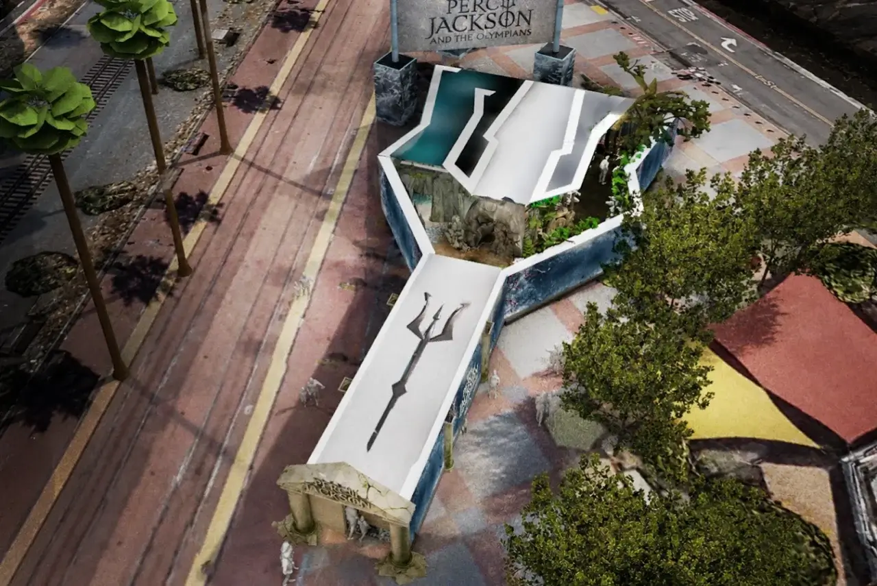 Disney's Percy Jackson activation.