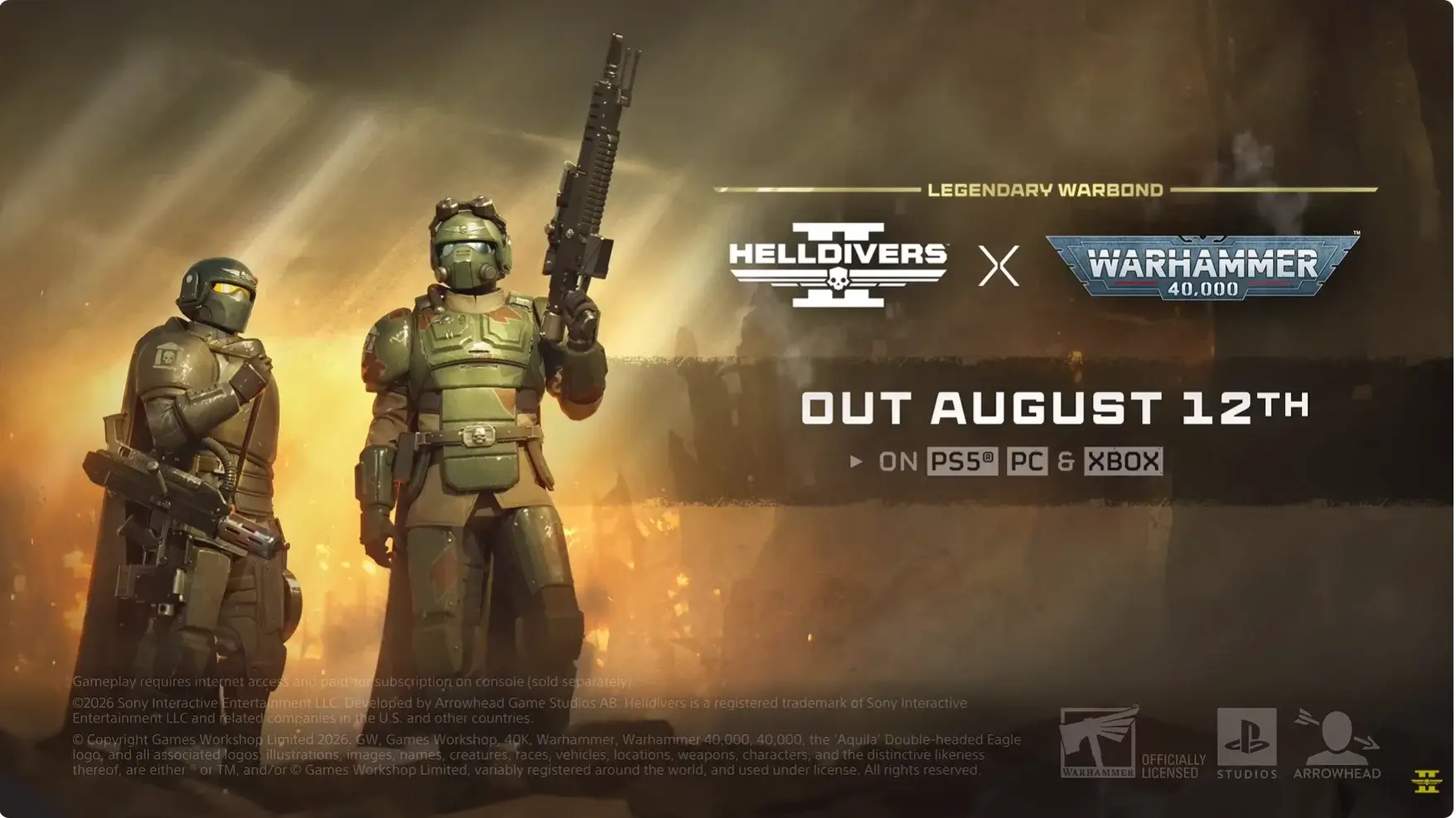 ‘Helldivers 2' Launches Official Trailer For Warhammer 40k Crossover Warbond