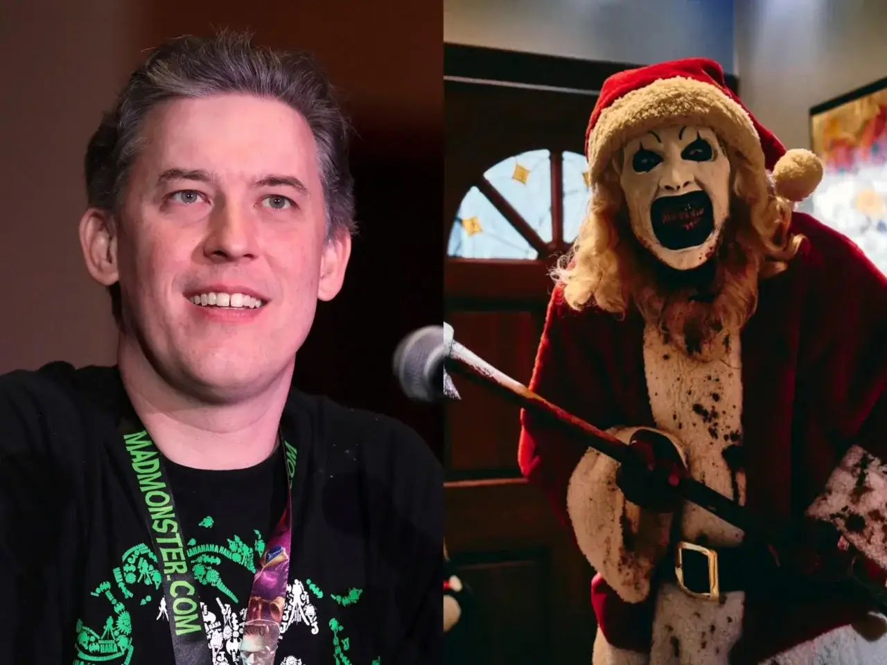 David Howard Thornton and Art the Clown.