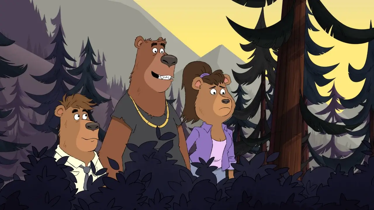 Breaking Bear's Voice Talents L-R: Josh Gad, Brendan Fraser, Sarah Michelle Geller.