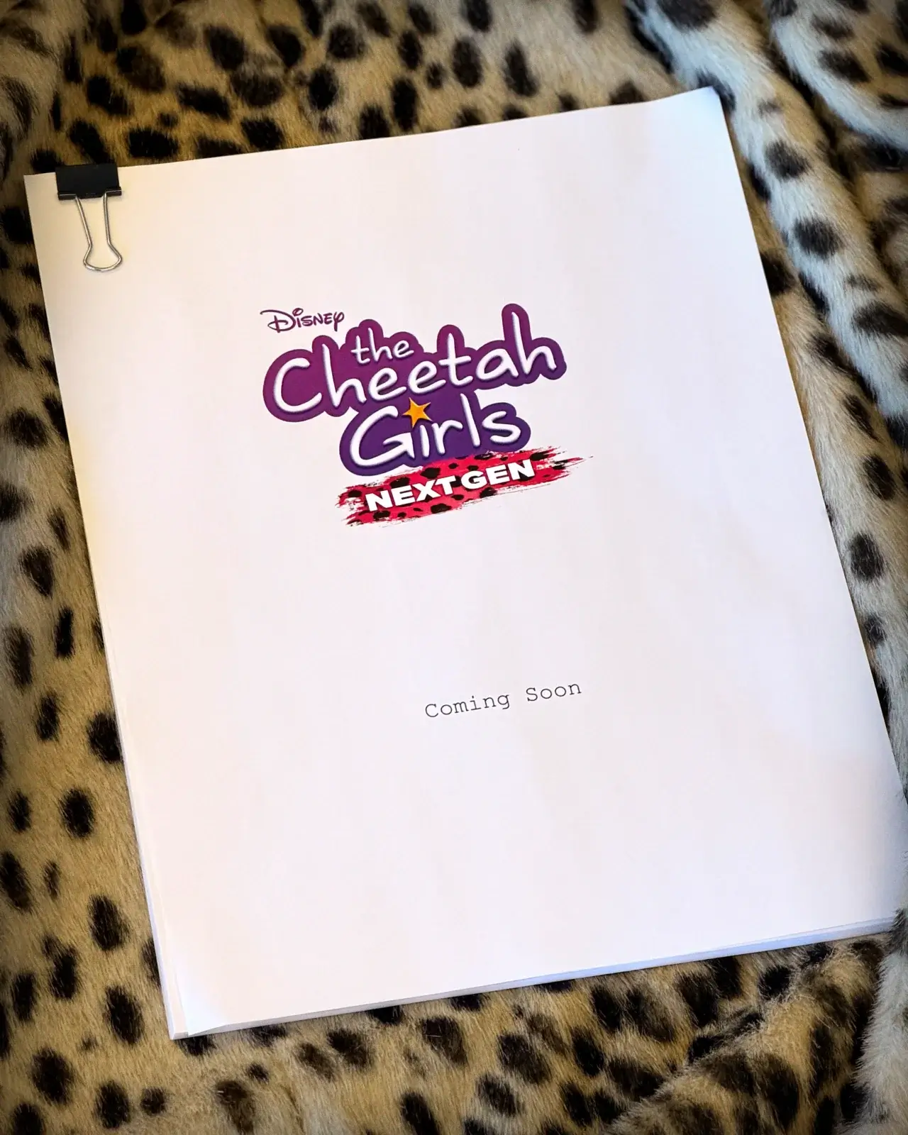 The Cheetah Girls new script