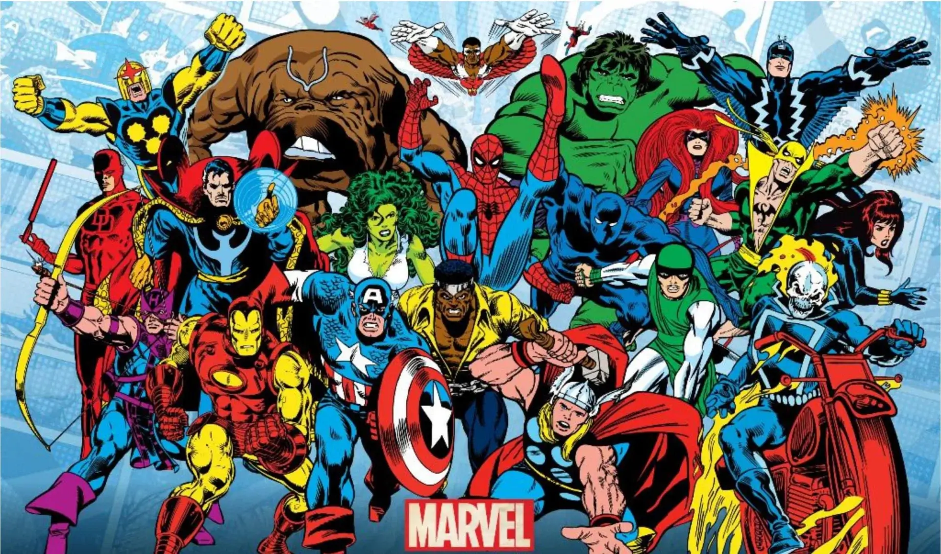 Marvel comics characters.