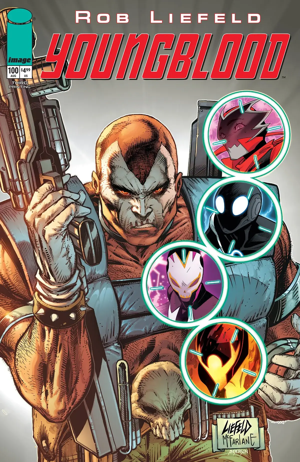 Youngblood #100 cover.