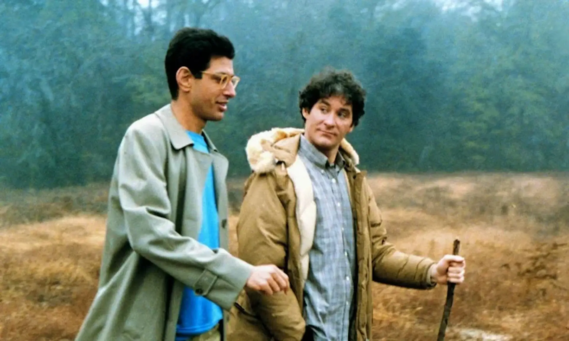 two men walking