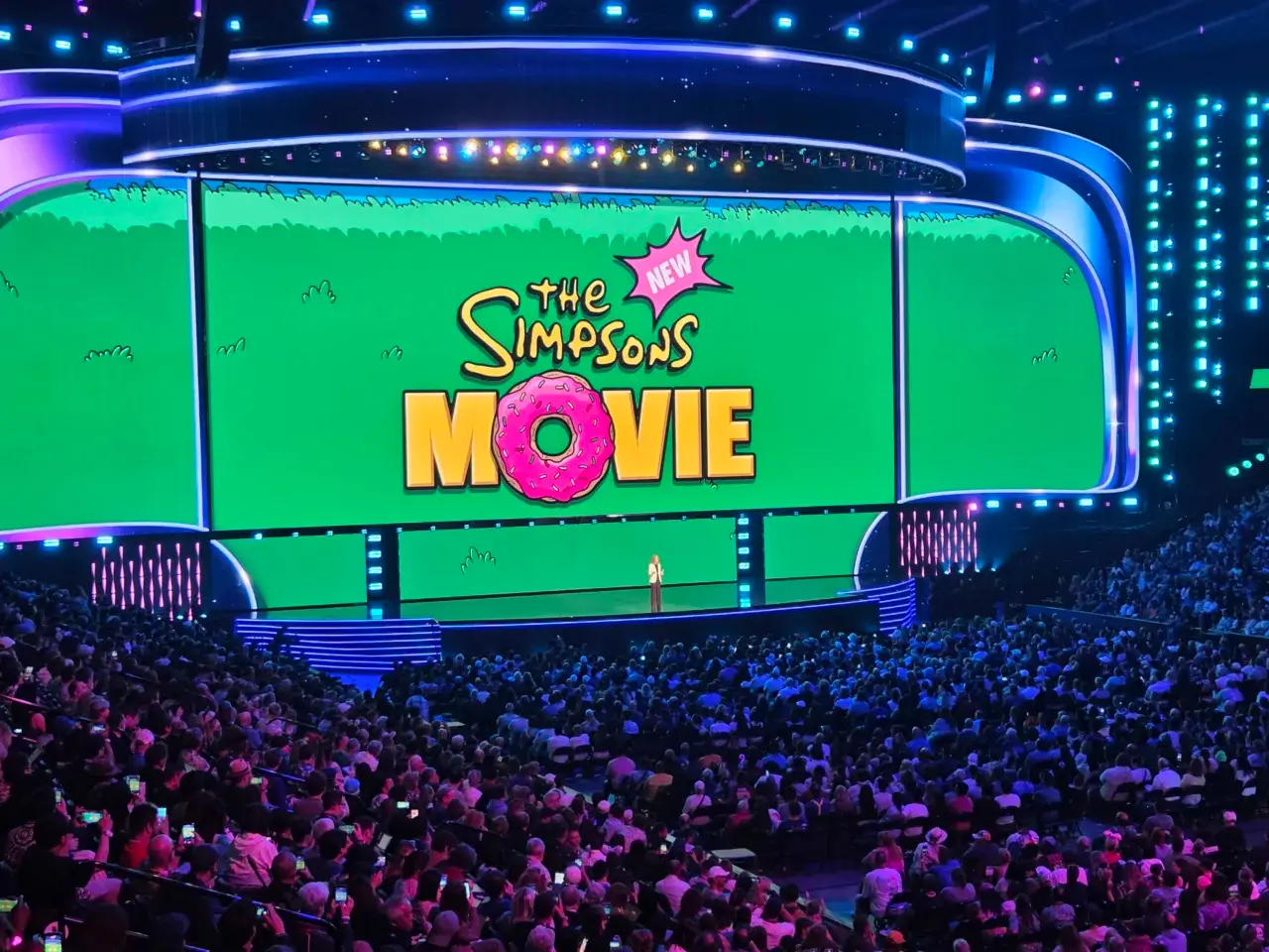 The Simpsons Movie teaser at D23.