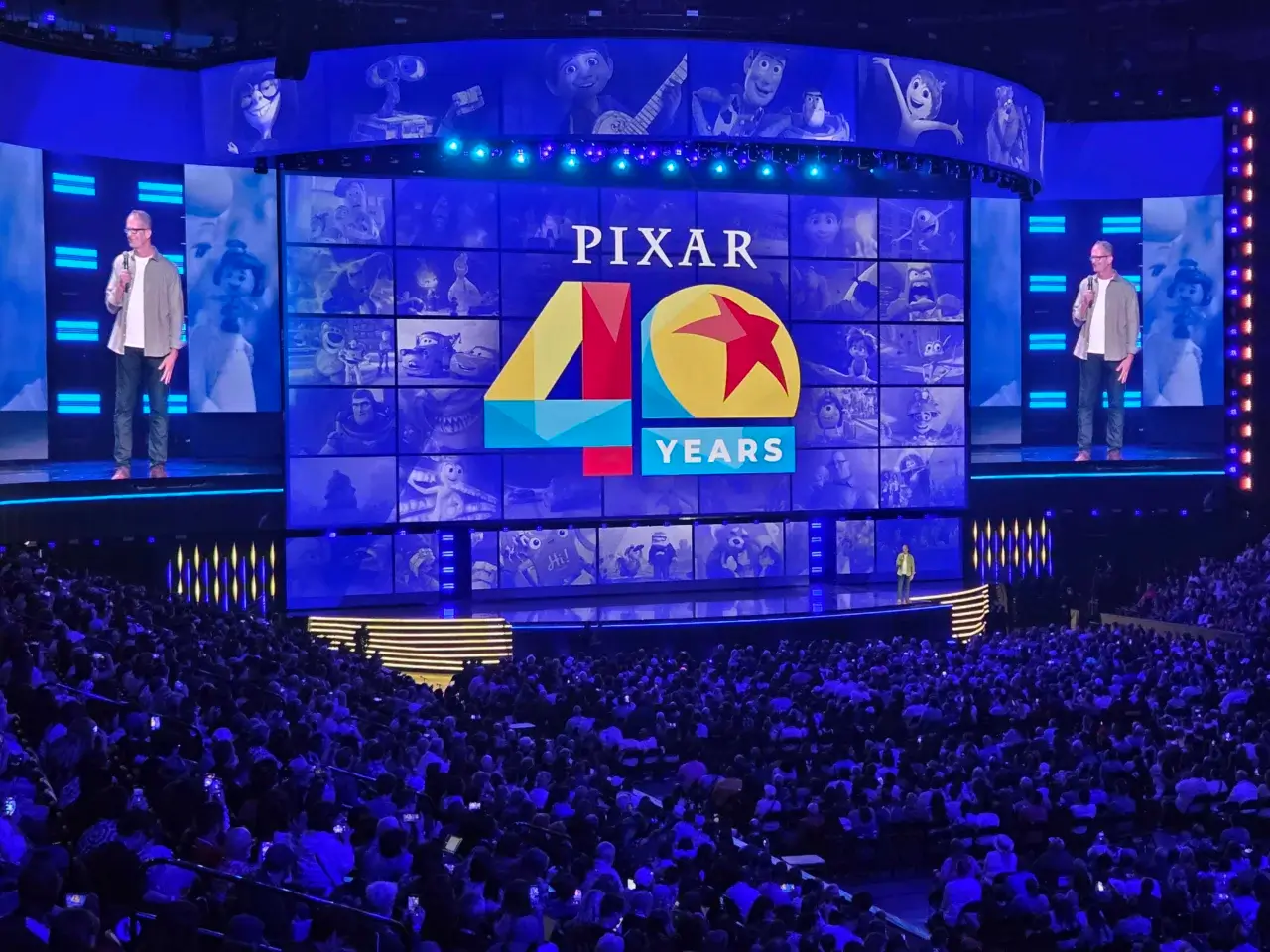 Pixar celebrating 40 years at D23.