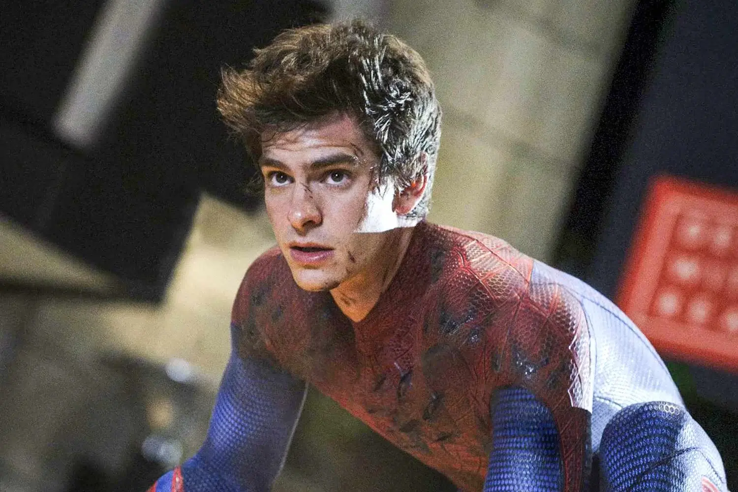 man in spidey suit