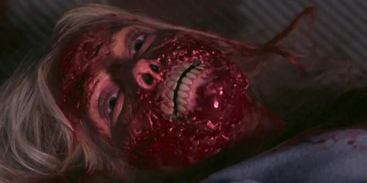Some gore from Cabin Fever.