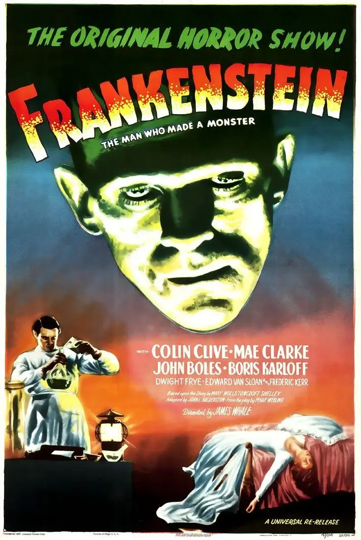 Frankenstein poster.