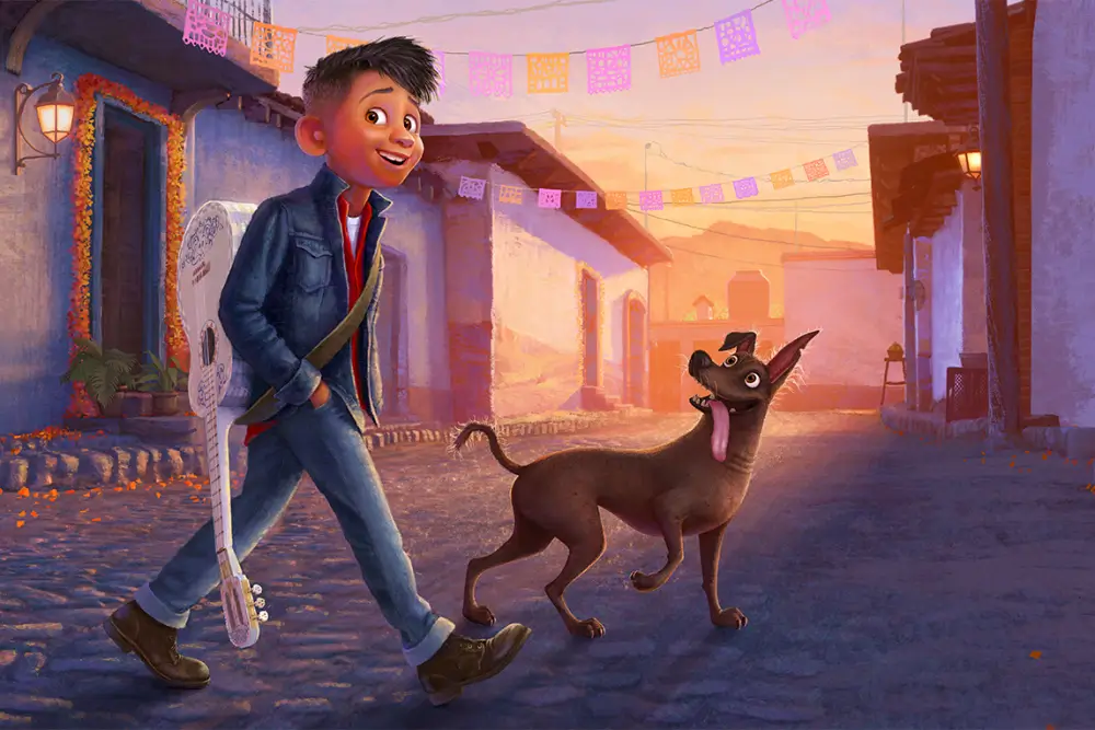 Miguel and Dante in Coco 2
