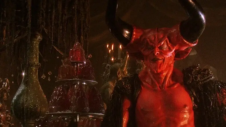 Tim Curry as the Lord of Darkness in Legend