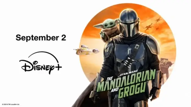 The Mandalorian and Grogu image.