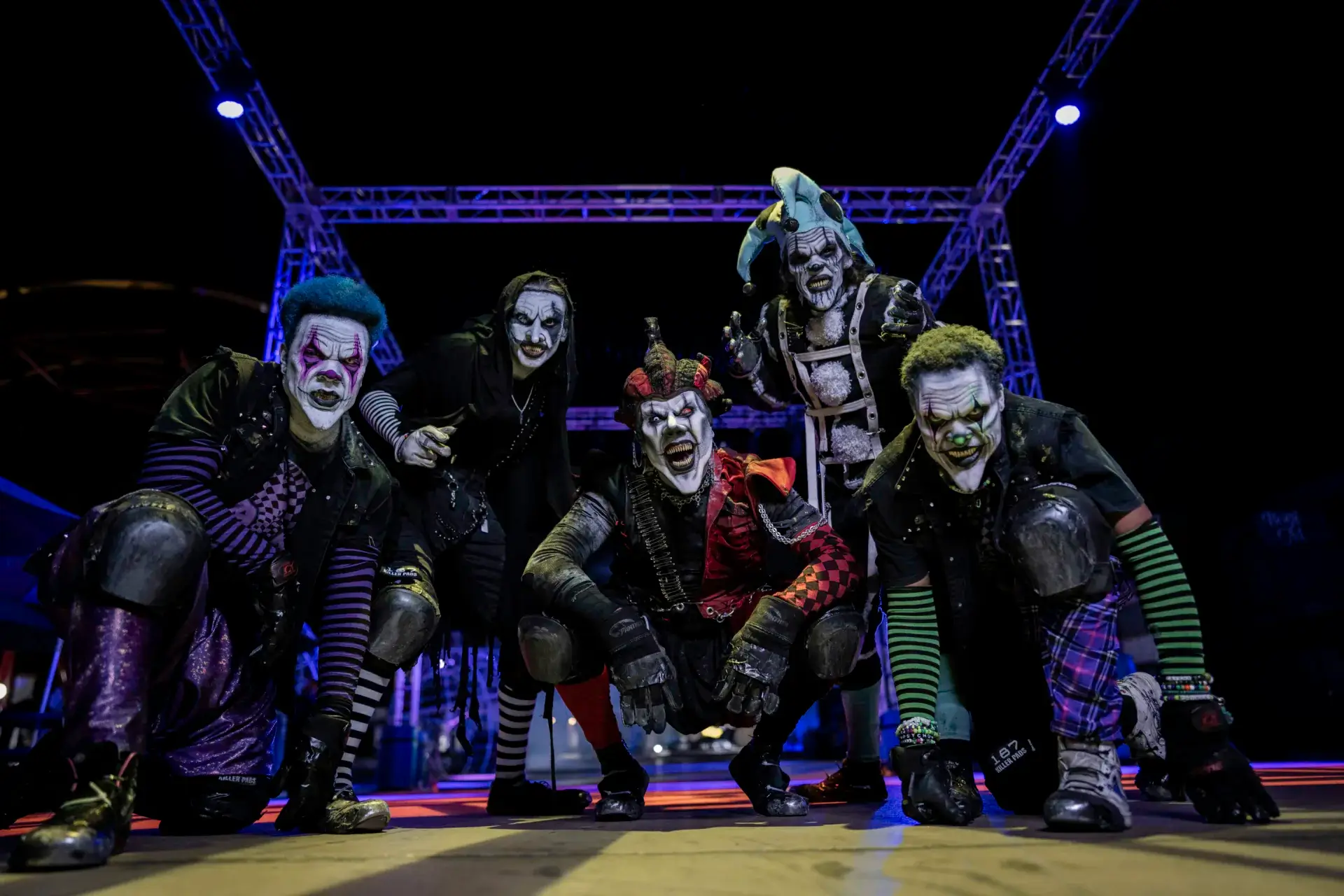 Clowns at Fright Fest 2026.