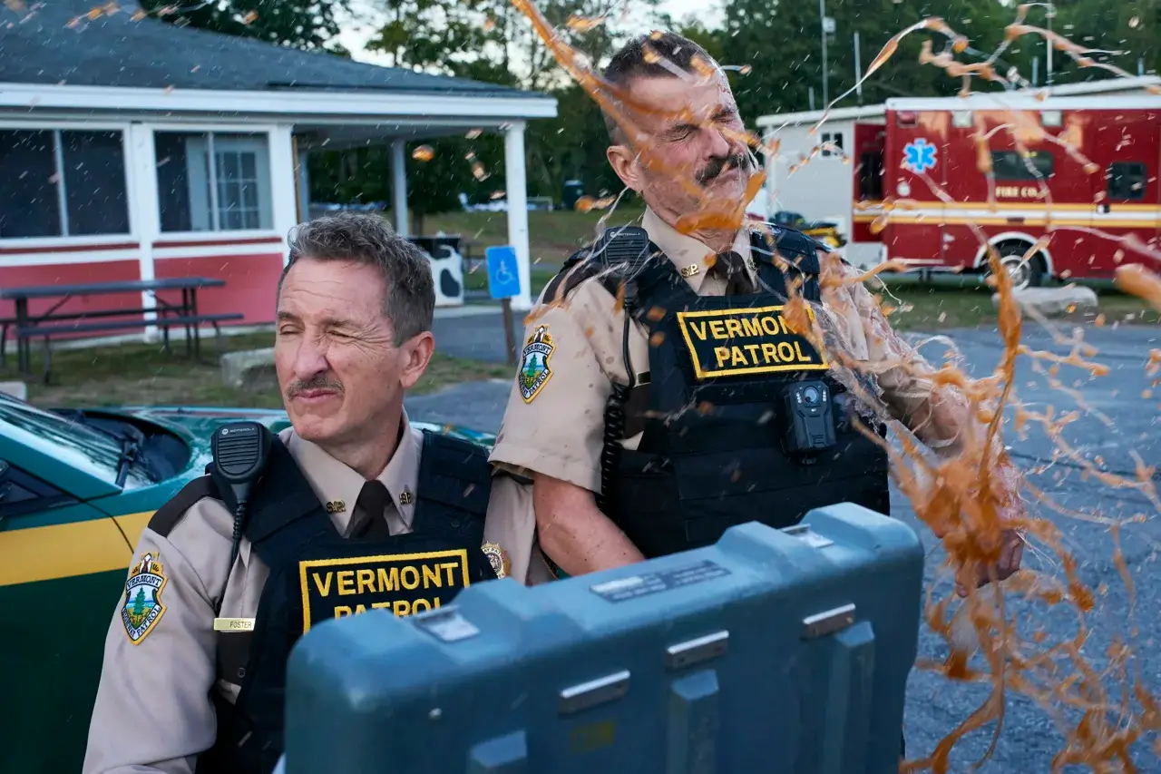 The maple syrup bukkake scene from Super Troopers 3.