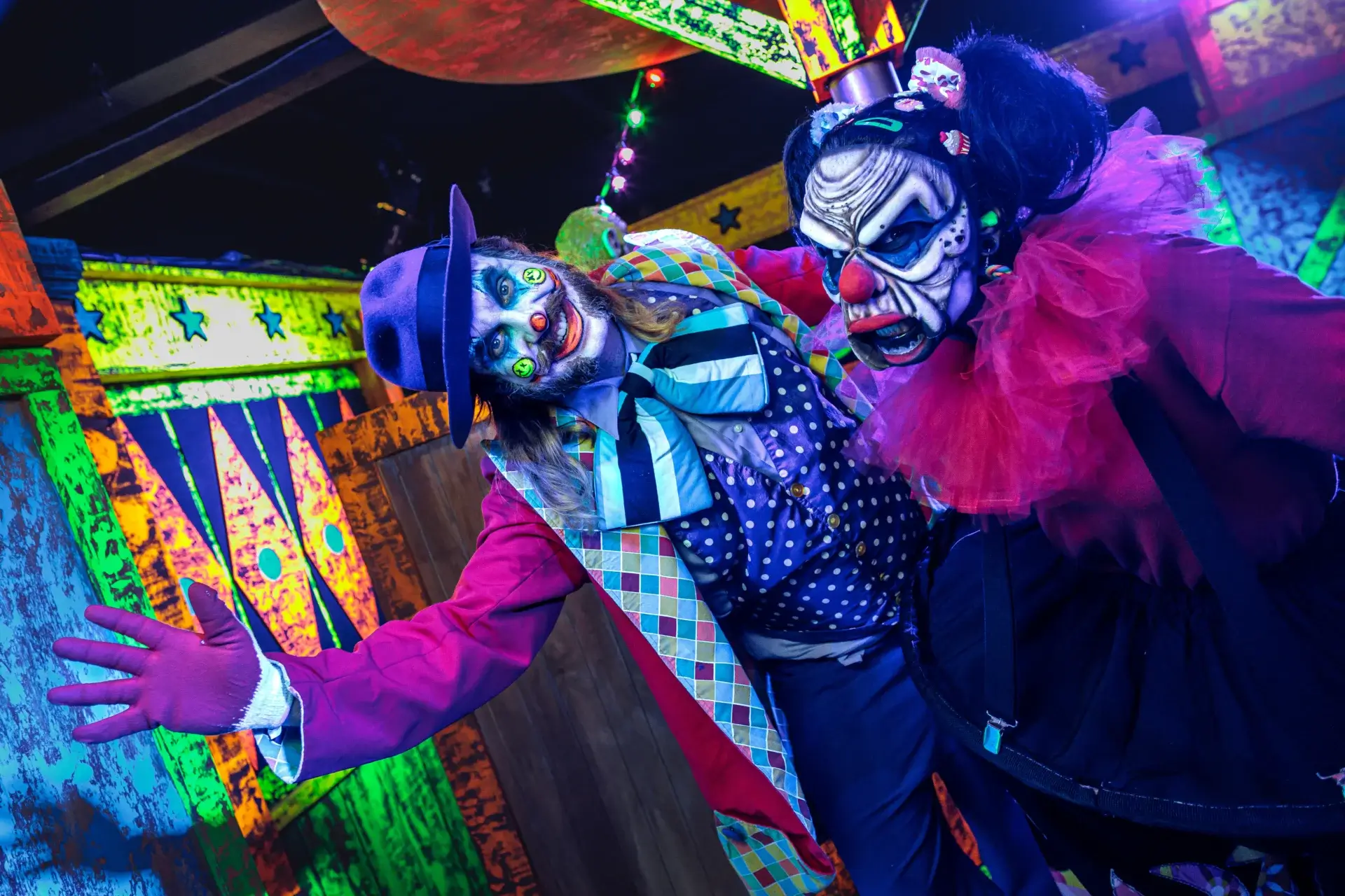 clowns at Scary Farm.