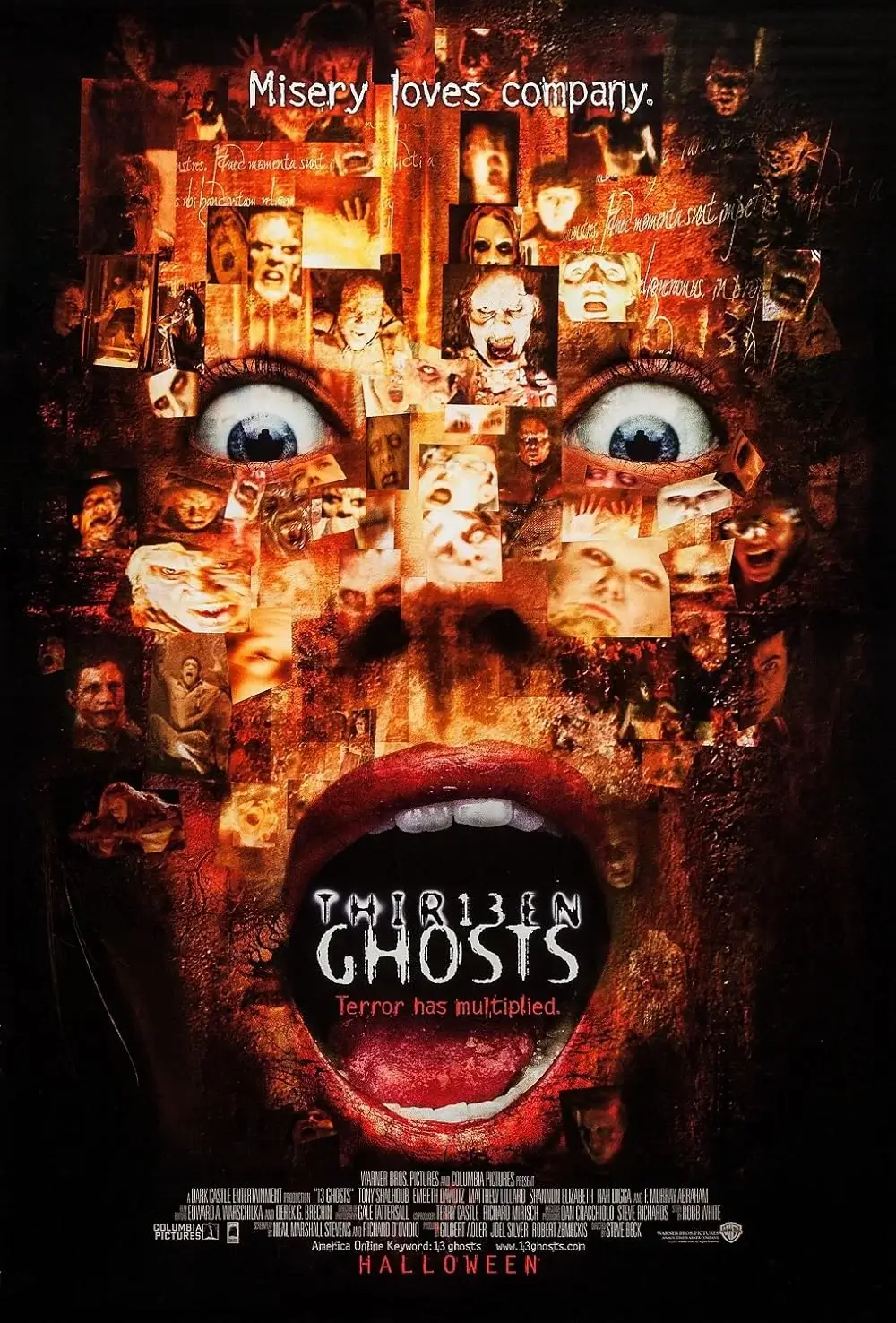 Thirteen Ghosts poster.